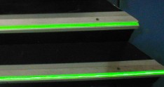 Beleuchtete Stufen - effektvoll, energiesparend, robust und langlebig