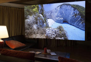 Rahmenleinwand im Wohnzimmer